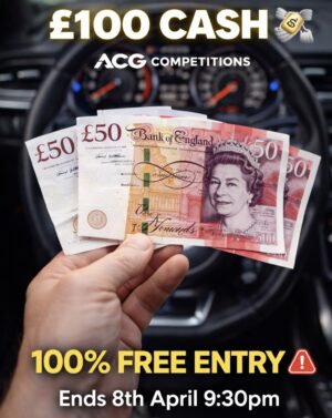 🚨 £100 CASH – 100% FREE ENTRY 🚨